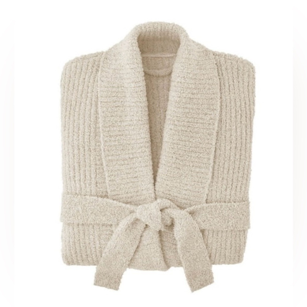Member's Mark Women's Soft Cozy Knit Shawl Collar Robe or Long Belted Sweater - Picture 5 of 8